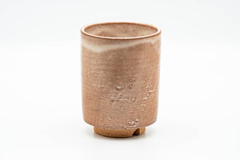 Japanese Teacup - Milky Beige White Drip-Glazed Hagi-yaki Yunomi - 220ml - Tezumi