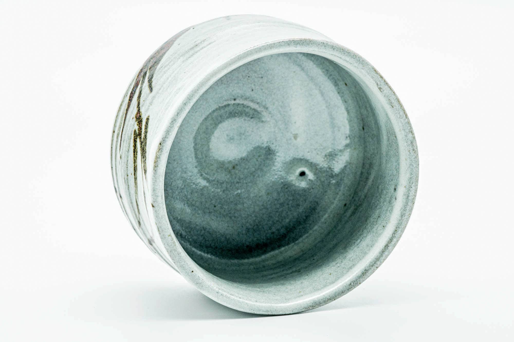 Japanese Matcha Bowl - Long Grass Spiraling Drip-Glazed Chawan - 300ml