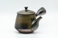 Japanese Kyusu - Fujii Ikkyuu 藤井一休 - Ash Glazed Yohen Banko-yaki Debeso Teapot - 200ml - Tezumi