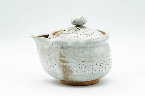 Japanese Houhin - White Shiro Glazed Hagi-yaki Do-ake Teapot - 200ml - Tezumi