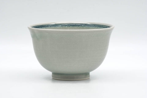 Japanese Matcha Bowl - Abstract Blue Grey Celadon Glazed Chawan - 250ml