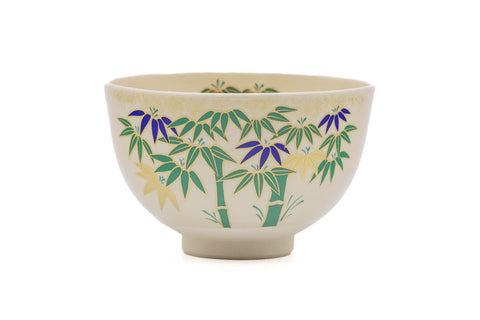 Bamboo Grove Kyo-yaki Chawan