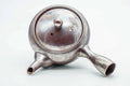 Overhead view of the large banko kyusu, lid on, showing the handle and spout.