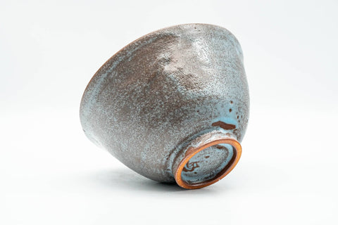 Japanese Matcha Bowl - Milky Blue Grey Wabi Chawan - 250ml