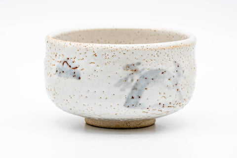 Japanese Matcha Bowl - White Shino Glazed Mino-yaki Chawan - 300ml