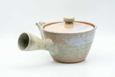 Japanese Kyusu - Beige White Hagi-yaki Do-ake Teapot - 210ml - Tezumi