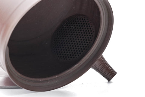 Brown Yōhen Plum Blossoms Tokoname Teapot - 200ml