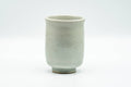 Japanese Teacup - Grey Glazed Yunomi - 140ml - side view of the cup