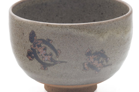 Japanese Matcha Bowl - Sage Green Sea Turtle Chawan - 600ml