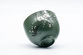 Tezumi — Japanese Teacup - Plum Blossom White Inner-Glazed Ryokudei Tokoname-yaki Yunomi - 140ml — top-down view of the interior