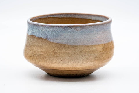 Japanese Kensui - Large Beige White Glazed Hagi-yaki Water Bowl - 700ml