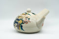 Japanese Kyusu - Beige Countryside Motifs Kutani-yaki Debeso Teapot - 450ml - Tezumi