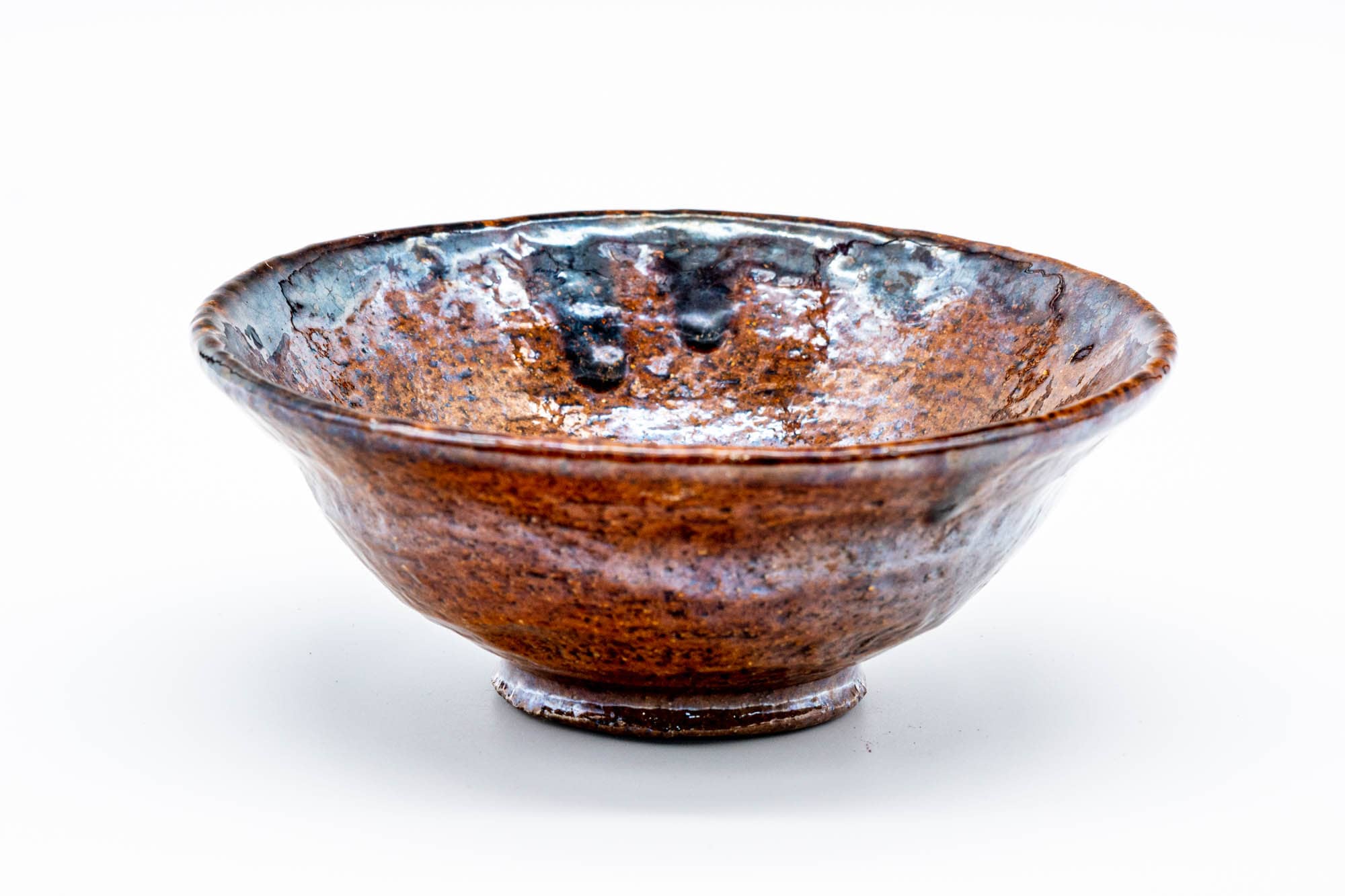 Candy Glazed Raku Summer Chawan - Thumbnail 3