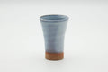 Tezumi — Japanese Teacup - Tall White Glazed Hagi-yaki Yunomi - 100ml — front view