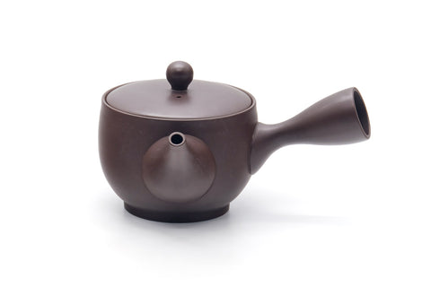Japanese Kyusu - Brown Tokoname Mesh Teapot - 340ml