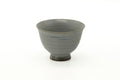 Tezumi — Japanese Teacup - Blue Grey Egret Yunomi - 150ml — front view from another angle