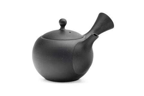 Black Kokudei Tokoname Mesh Filter Teapot - 300ml