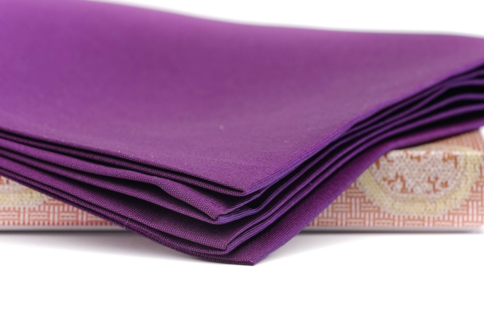Japanese Fukusa - 7号 Purple Shioze Silk Purifying Cloth