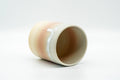 Japanese Teacup - Large Beige Pink and White Drip-Glazed Hagi-yaki Yunomi - 200ml - Tezumi