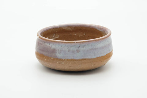 Japanese Kensui - Beige White Glazed Hagi-yaki Water Bowl - 600ml