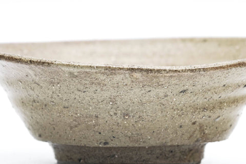 Japanese Matcha Bowl - 西念秋夫 Akio Sainen - Ash Glazed Hira Chawan - 100ml