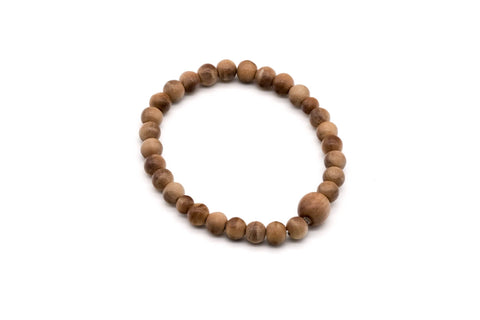 Sandalwood Bead Bracelet