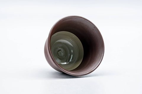 Japanese Teacup - Floral Engraved White Inner-Glazed Banko-yaki Yunomi - 100ml