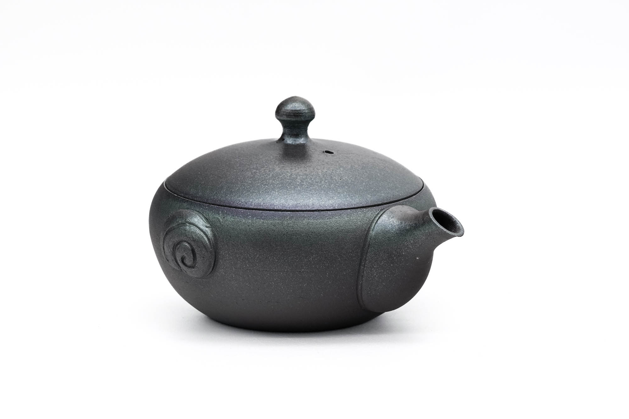 Japanese Houhin - 澤田朋大 Sawada Tomohiro - Metallic Tokoname-yaki Handleless Teapot - 150ml