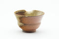 Tezumi — Japanese Katakuchi - Ash Glazed Shigaraki-yaki Spouted Water Cooler - 80ml — top-down view of the interior