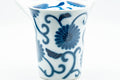Tezumi — Japanese Kyusu - Blue Floral Arita-yaki Porcelain Debeso Teapot - 300ml — closeup of the base