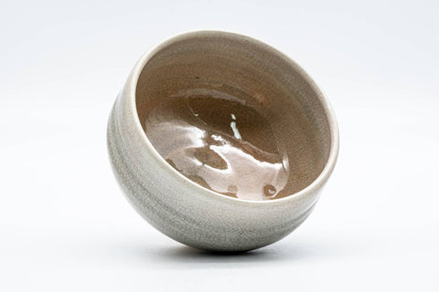 Yamato Shōroku 大和松緑 - Vintage Grey Hagi-Yaki Chawan