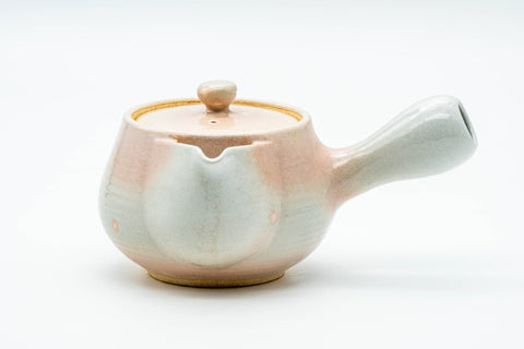 Japanese Tea Set - 天鵬山 Tsubaki Kiln - Hagi-yaki Kyusu Teapot with 5 Yunomi Teacups