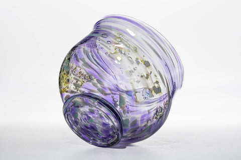 Sora 宙  - Purple Glass Spouted Matcha Bowl - 200ml