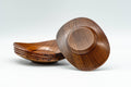 Japanese Chataku - Set of 5 Oval-shaped Wooden Tea Saucers - Tezumi
