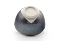 Tezumi — Japanese Matcha Bowl - Brown Glossy Glazed Wan-nari Chawan - 350ml — top-down view of the interior