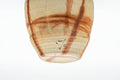 Tezumi — Japanese Teacup - Hidasuki Bizen-yaki Yunomi - 80ml — inverted showing the foot ring