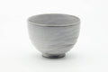 Tezumi — Japanese Matcha Bowl - Milky White Drip-Glazed Chawan - 450ml — front view from another angle