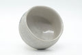 Tezumi — Japanese Matcha Bowl - White Shino Mino-yaki Chawan - 500ml — three-quarter view