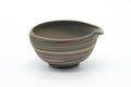 Tezumi — Japanese Katakuchi - Green Nerikomi Handleless Yuzamashi - 245ml — front view