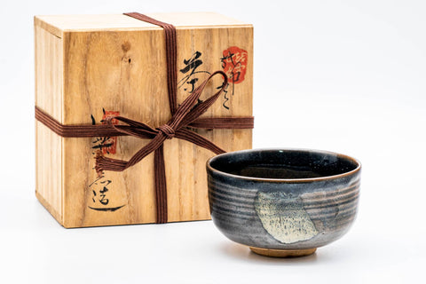 Japanese Matcha Bowl - 庄楽窯 Shoraku Kiln - Etchu-Seto-yaki Chawan - 375ml