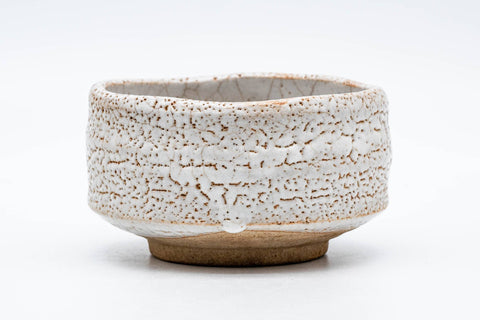 Japanese Matcha Bowl - White Shino Glazed Mino-yaki Chawan - 150ml
