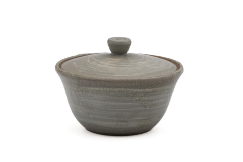 Japanese Houhin - 朝日焼 Asahi-yaki - Beige Hakeme Handleless Teapot - 100ml