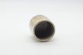 Tezumi — Japanese Teacup - Beige Grey Gohonte Hagi-yaki Yunomi - 180ml — three-quarter view