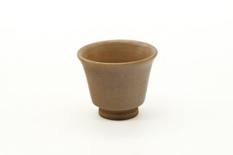Japanese Teacup - Beige Hagi-yaki Yunomi - 65ml