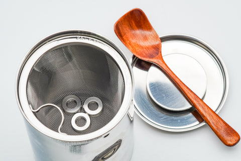 Large Kondo-style Matcha Sifter Canister