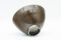 Japanese Matcha Bowl - Dark Brown Glazed Ido-gata Chawan - 200ml - Tezumi