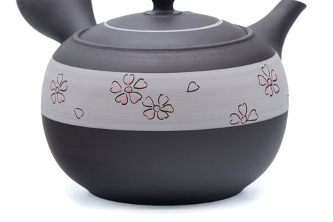 Large Sakura Tokoname Mesh Strainer Teapot - 540ml