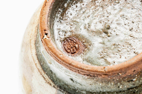 Japanese Shiboridashi - Beige Egret Kiyomizu-yaki Handle-less Teapot - 180ml