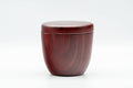 Japanese Chazutsu - Red Wood-Patterned Plastic Tea Canister - 275ml - Tezumi