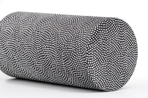 Black White Dot Washi Tea Canister - 200g